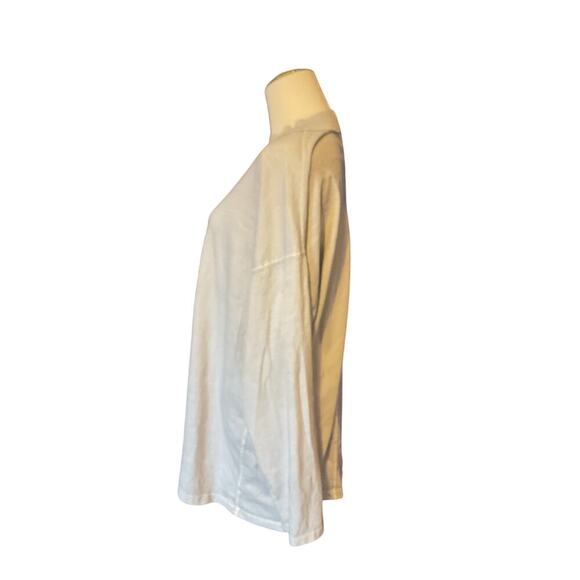 Free People Women’s Mock Neck Long Sleeve Tee. Grey. Size Medium. - Picture 3 of 11